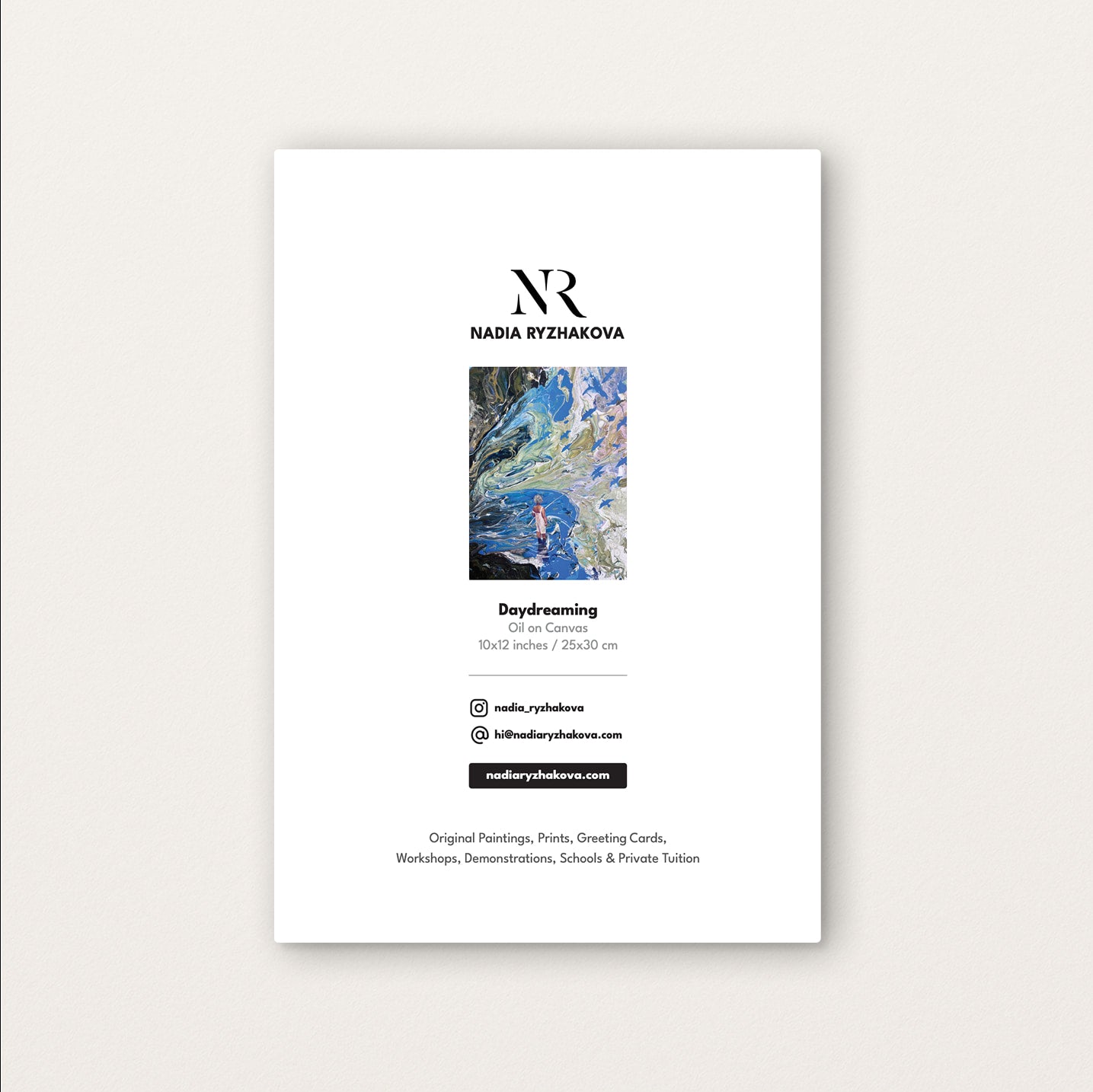 Daydreaming – Fine Art Greeting Card