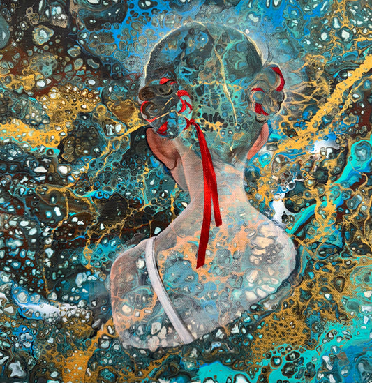 The Girl with The Red Ribbon