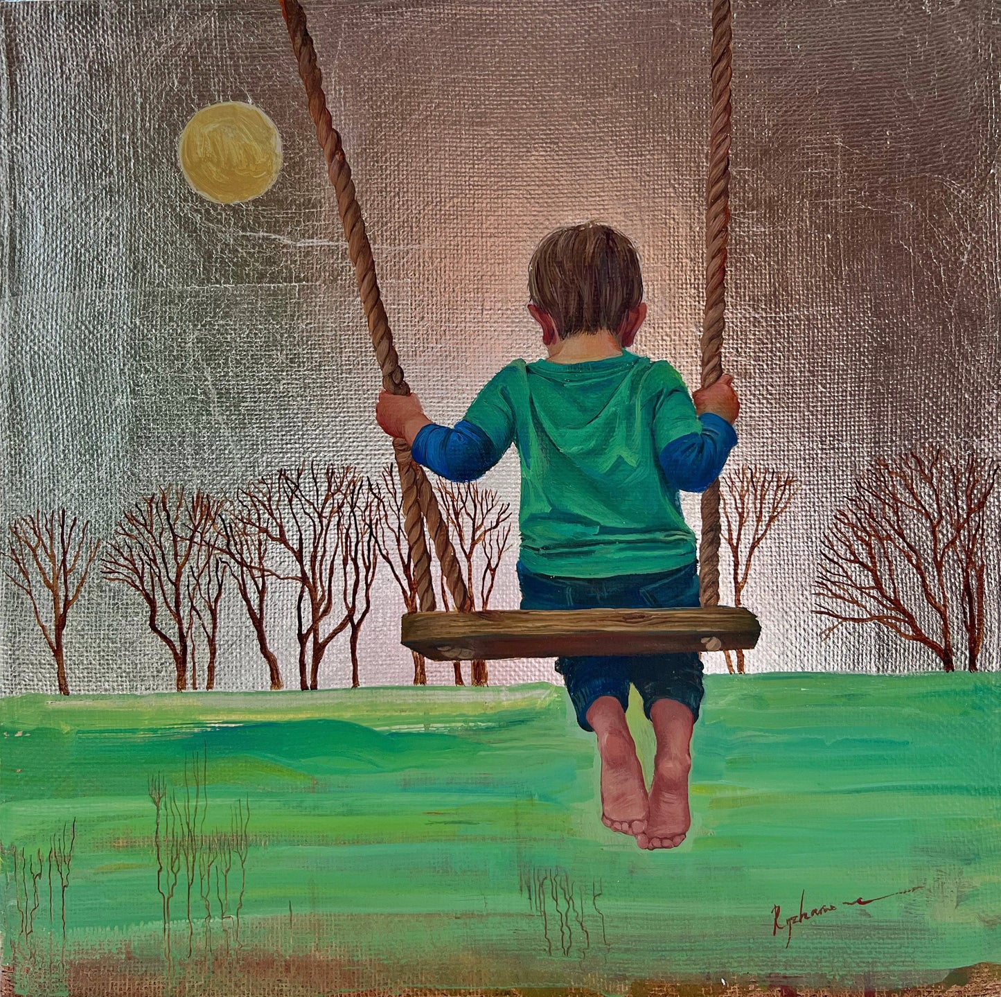 The Swing | 12 x 12 inched